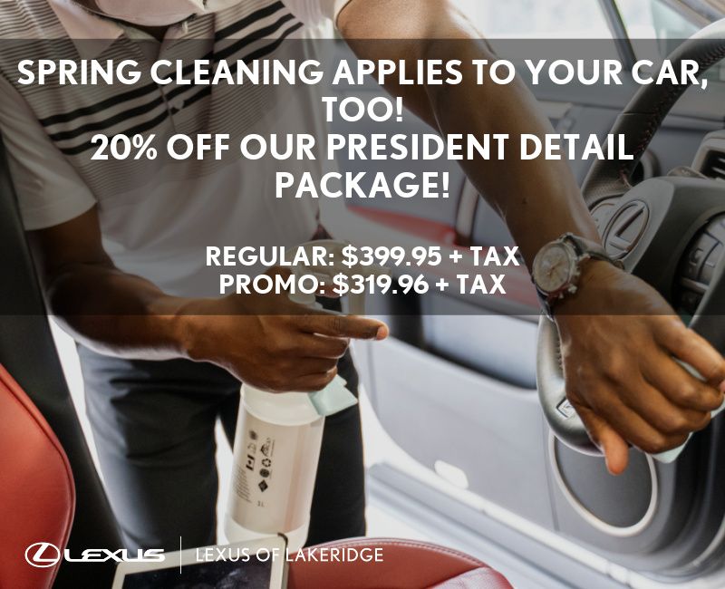 Lexus Presidential Detailing - Valid Until May 31st 2026