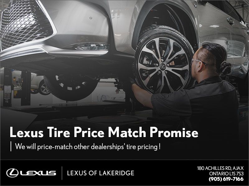 Lexus of Lakeridge Lexus Tire Price Match Promise