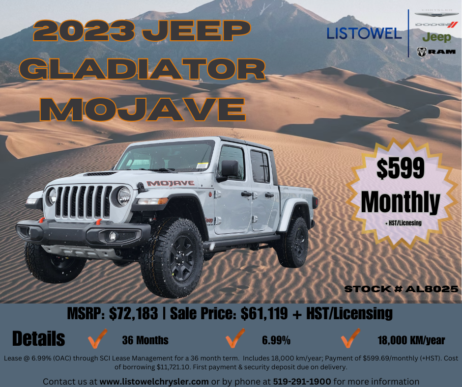 Gladiator Lease Special