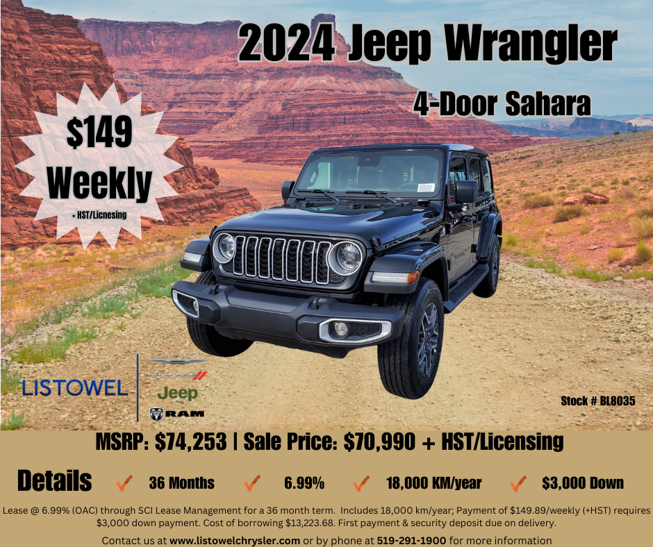 Jeep Wrangler Lease Special