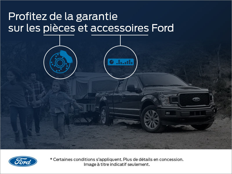 Garantie sur les pièces et accessoires Ford