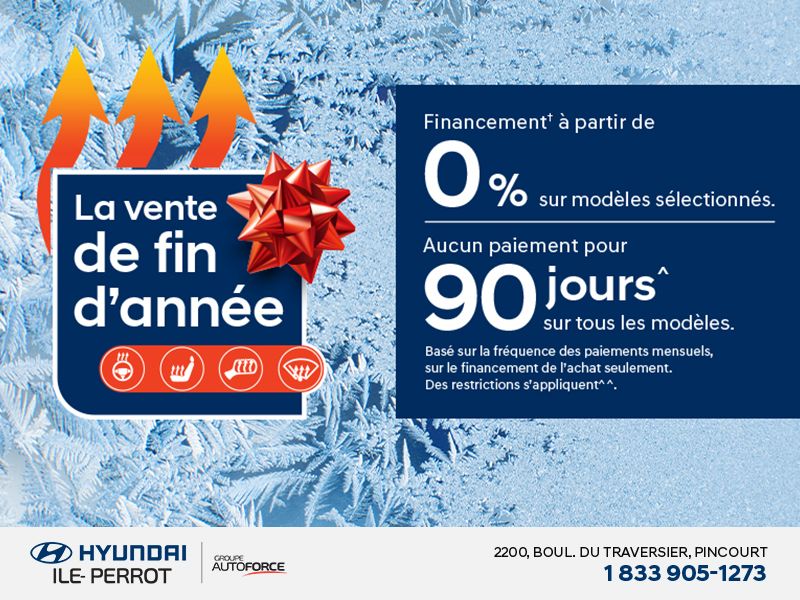 La vente de fin d'année