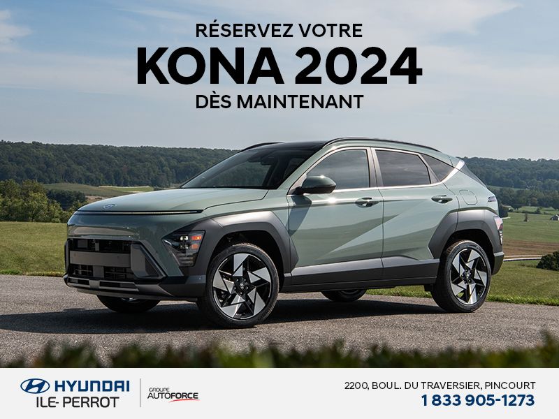 Hyundai ÎlePerrot à Pincourt Kona 2024