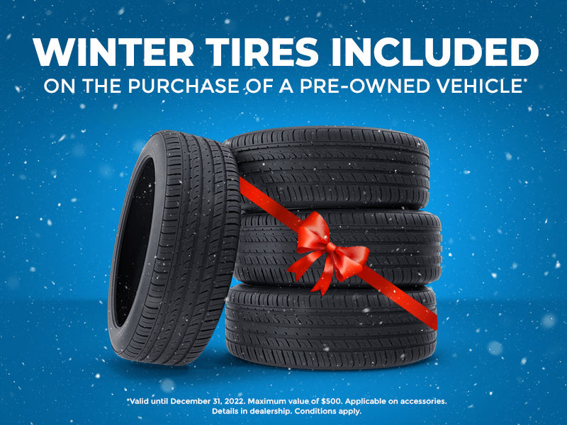Winter tires included