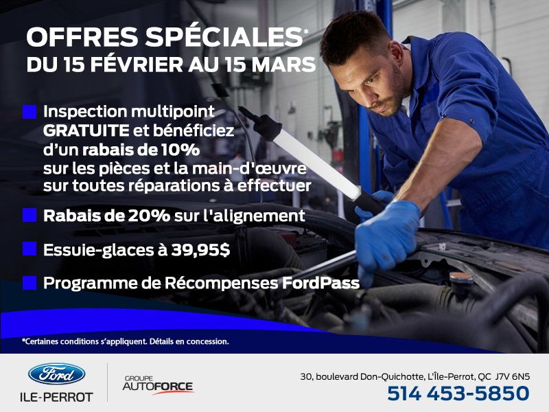 Offres spéciales Ford