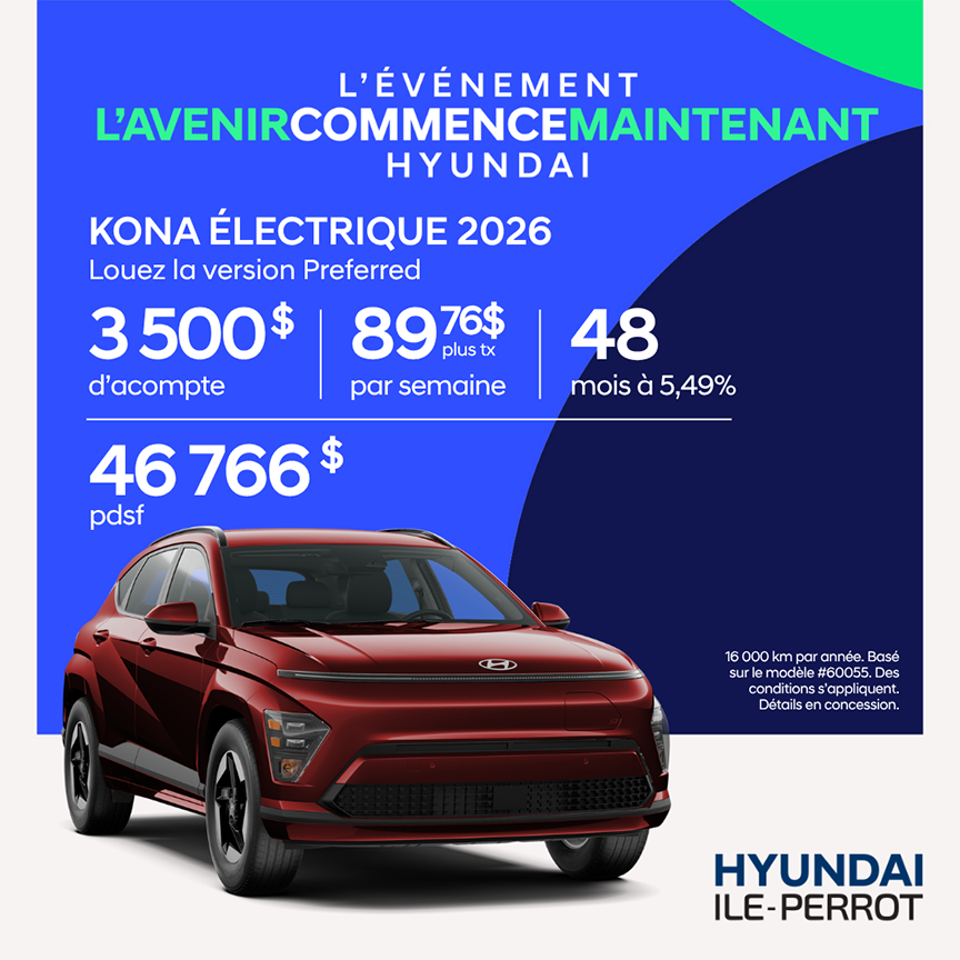 Kona électrique 2026