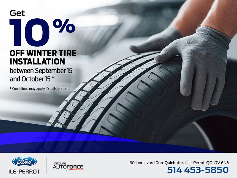 50% discount tires installation