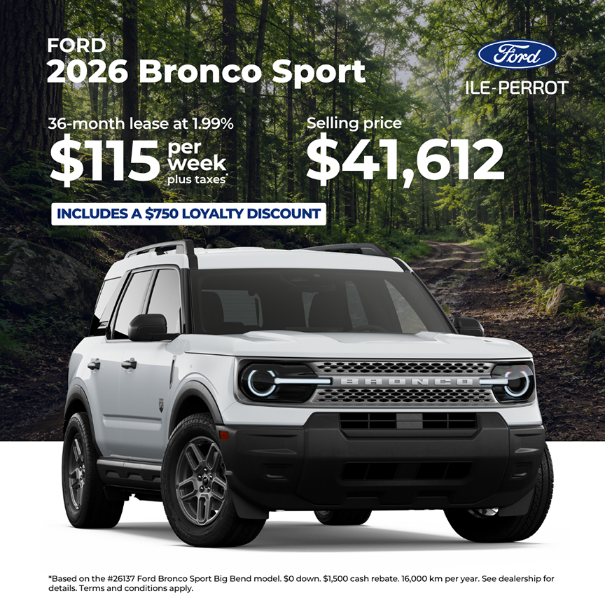 The 2026 Bronco Sport