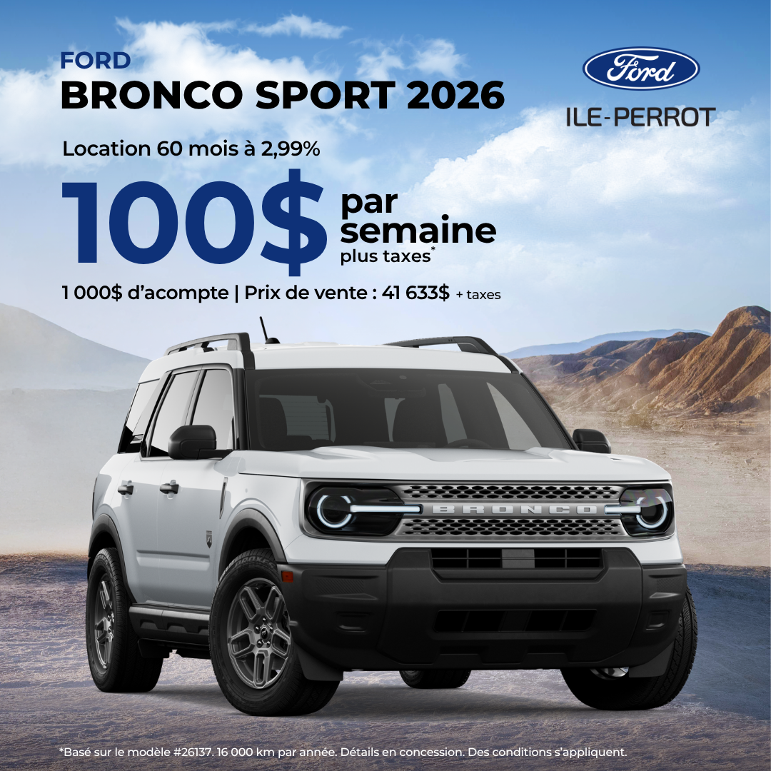 Le Bronco Sport 2026