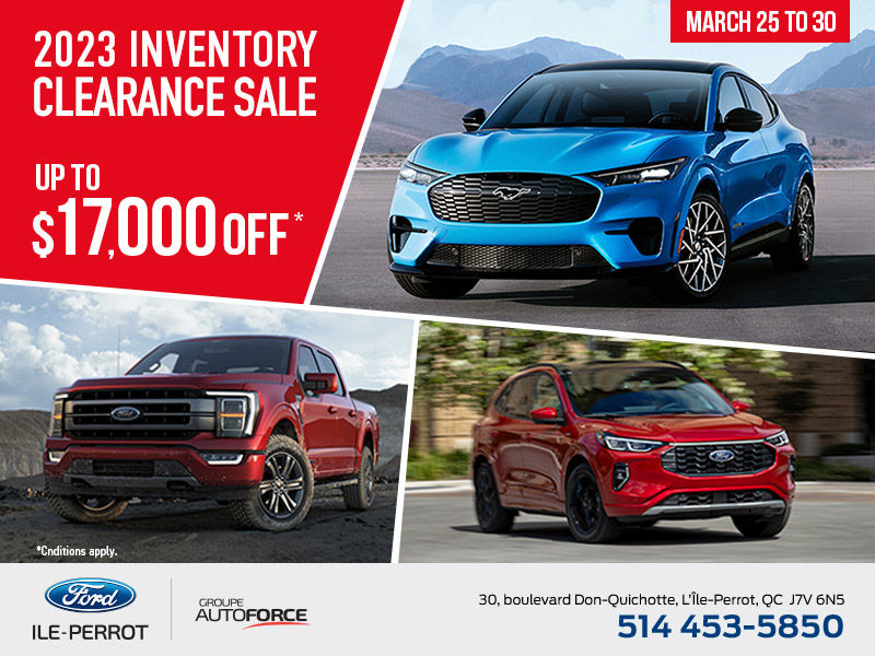 2023 Inventory Clearance Sale