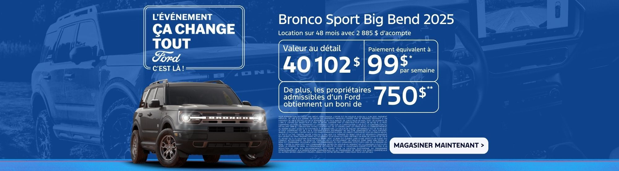 Bronco Sport Big Bend 2025
