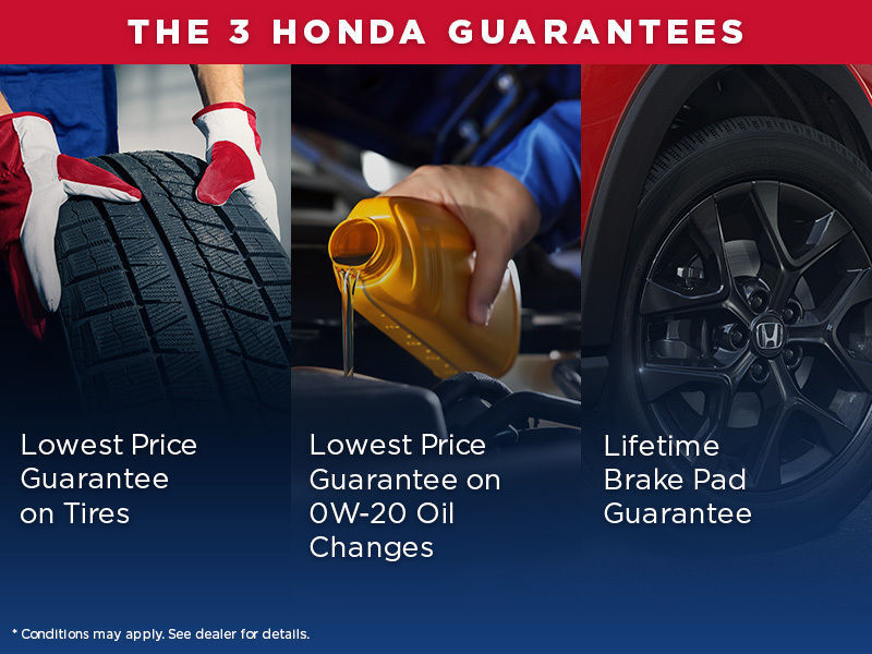 The 3 Honda Guarantees