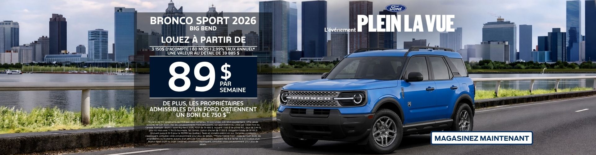 BRONCO SPORT 2026