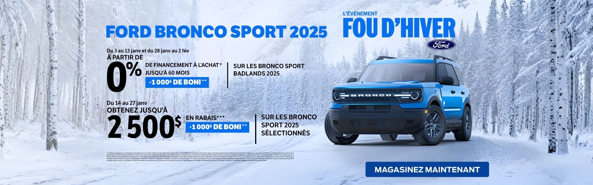 BRONCO SPORT 2025