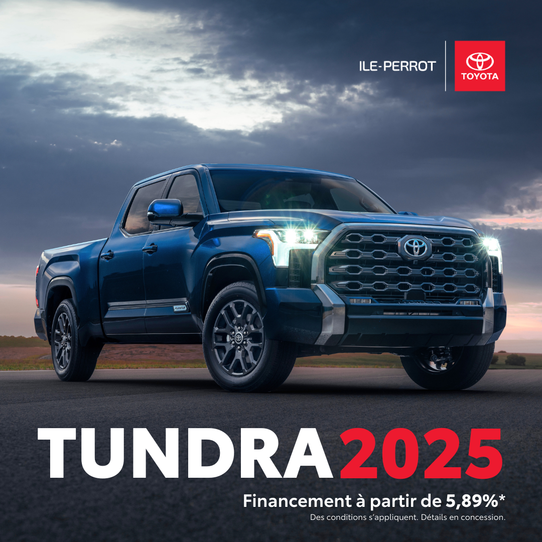 Financement à partir de 5,89% sur le Tundra 2025!