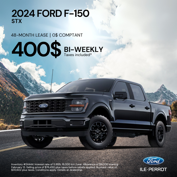 2024 Ford F-150 STX – Only $300/2 weeks!