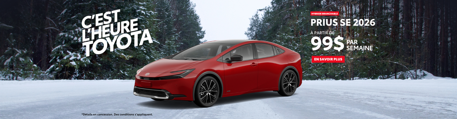 Prius hybride branchable 2026