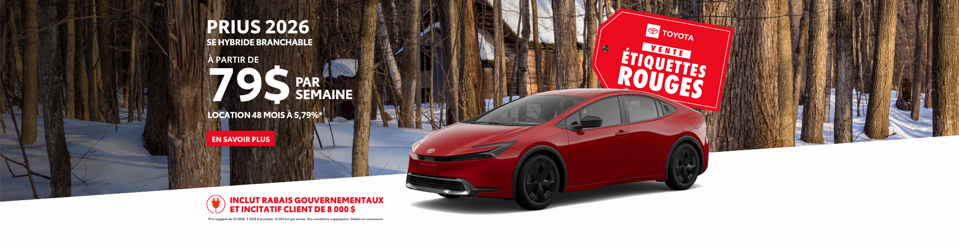 Prius hybride branchable 2026