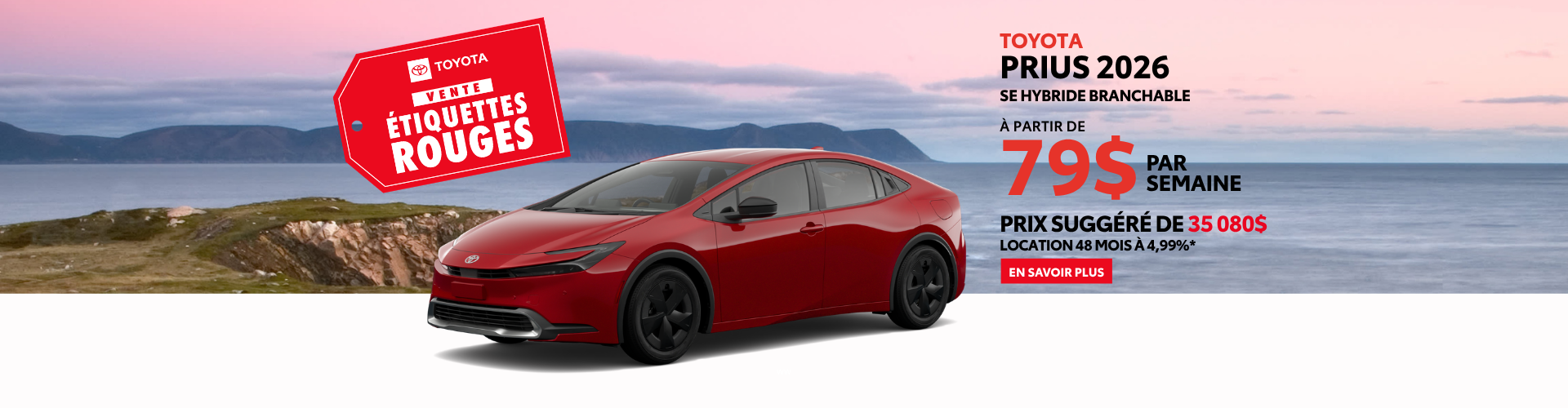 Prius hybride branchable 2026