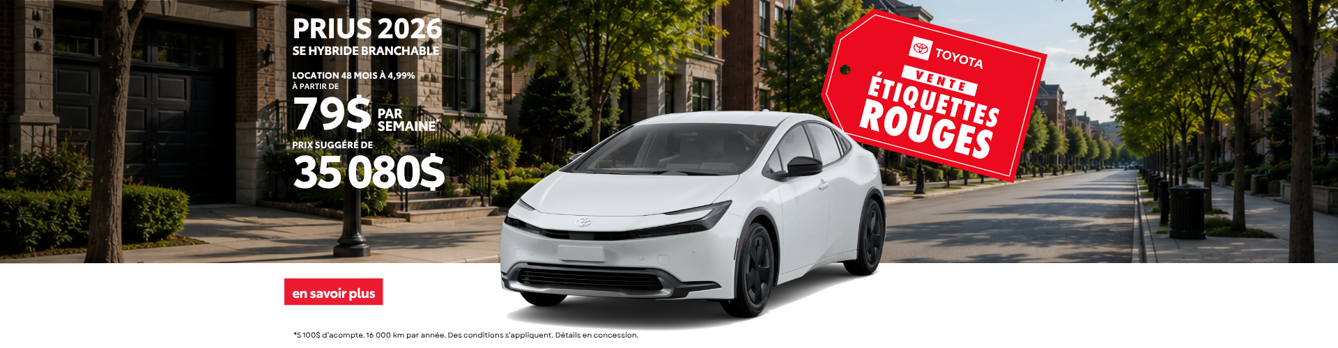 Prius hybride branchable 2026