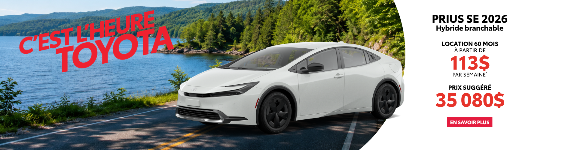Prius hybride branchable 2026
