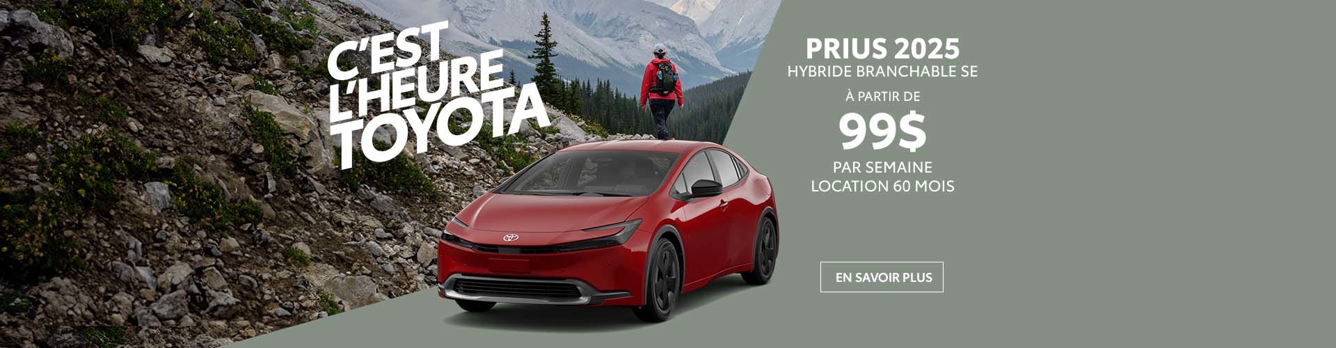 Prius hybride branchable 2025