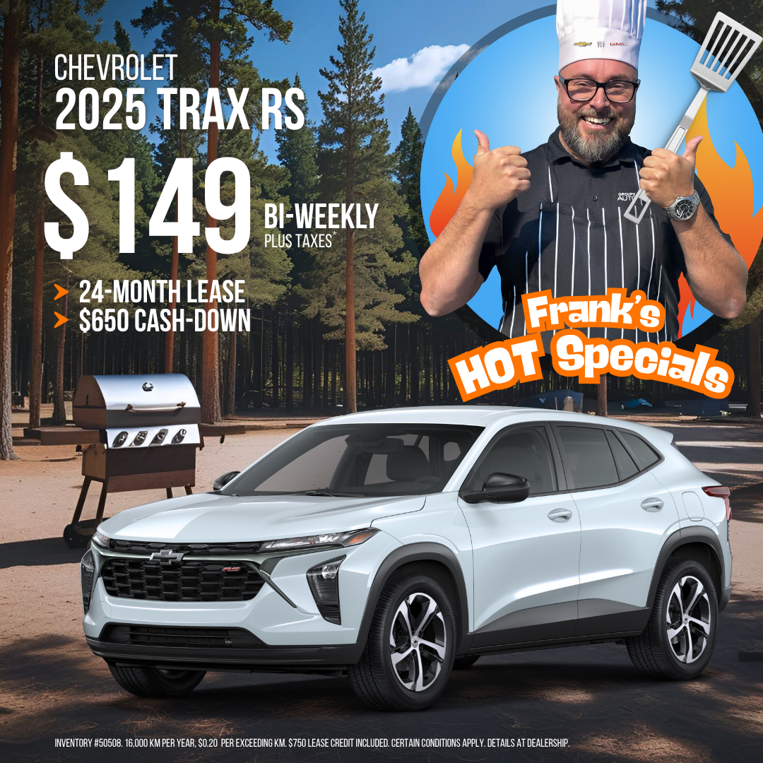 The 2025 Trax Starting at $149 Every Two Weeks