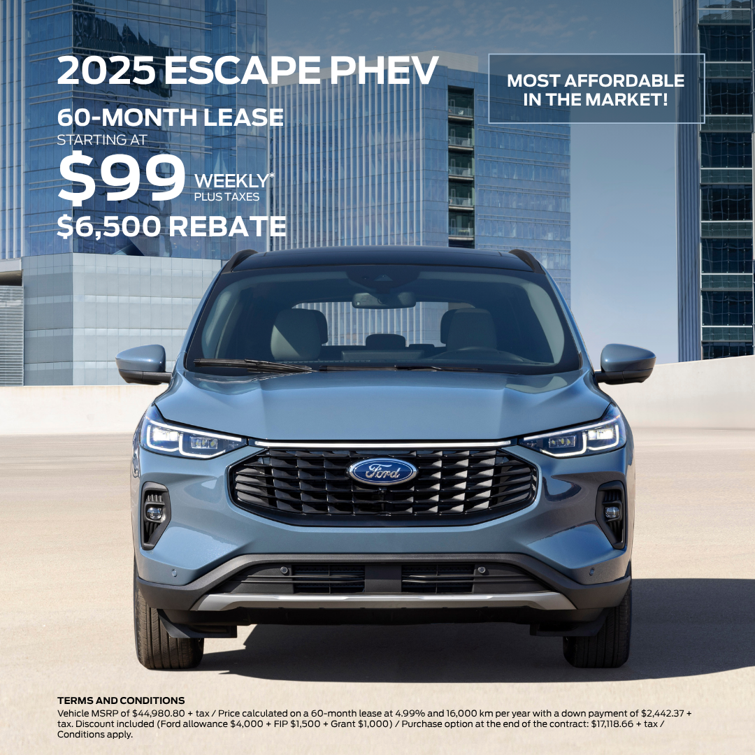 The 2025 Escape PHEV Starting at $99/week