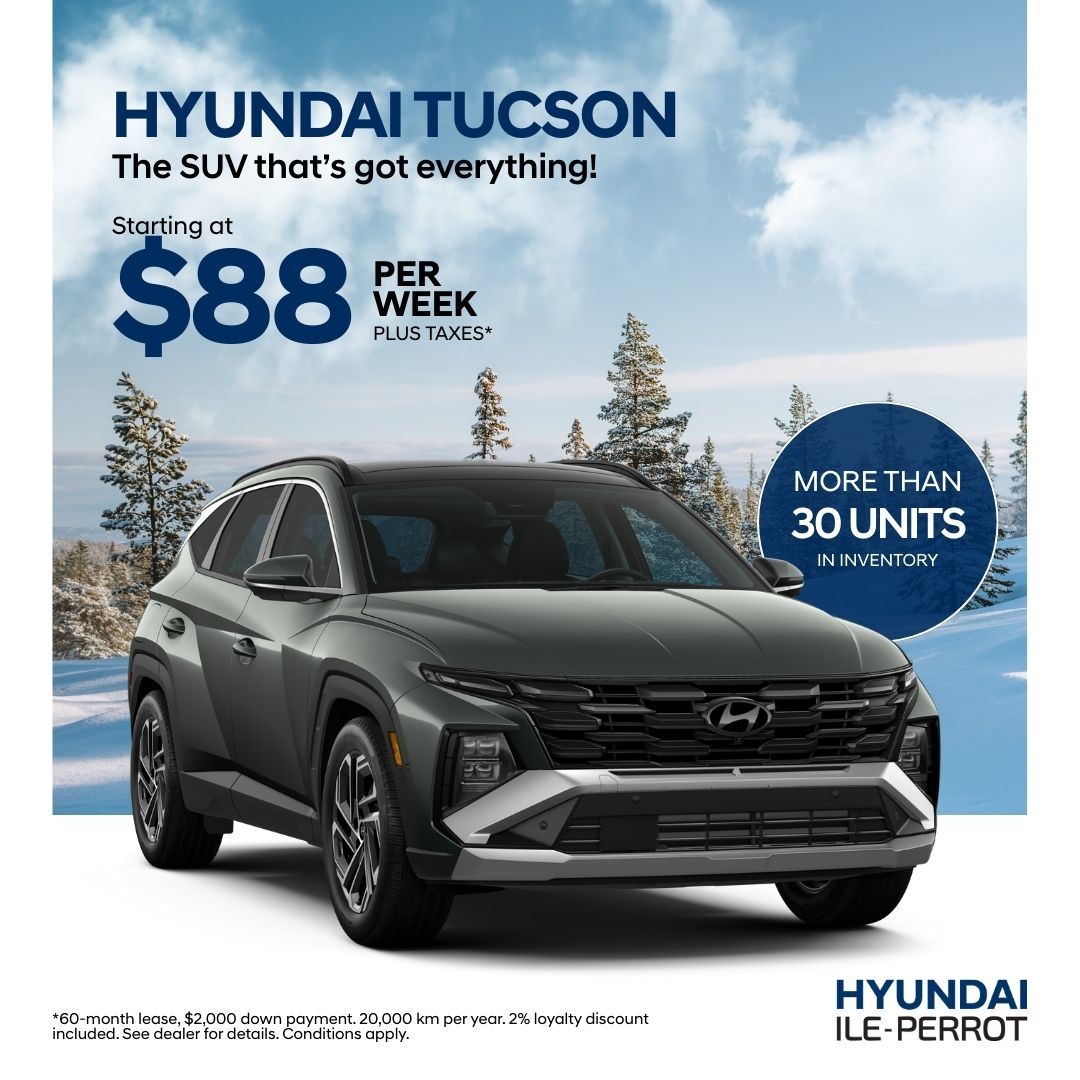 Last Chance: The 2025 Tucson starting at $88/week