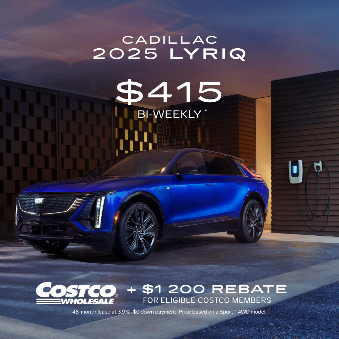 2025 LYRIQ from $415 every 2 weeks