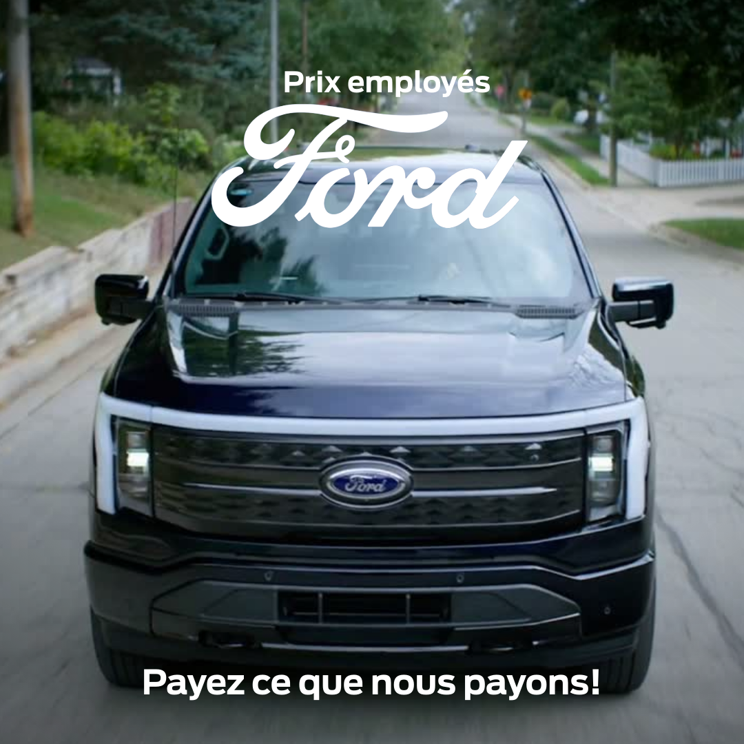 Les Prix Employés Ford sont de retour!