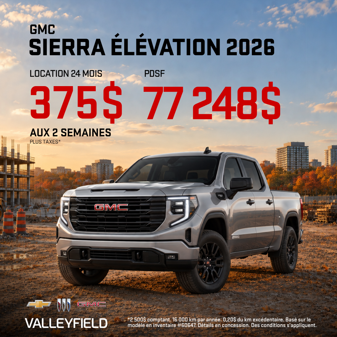 GMC Sierra Élévation 2026