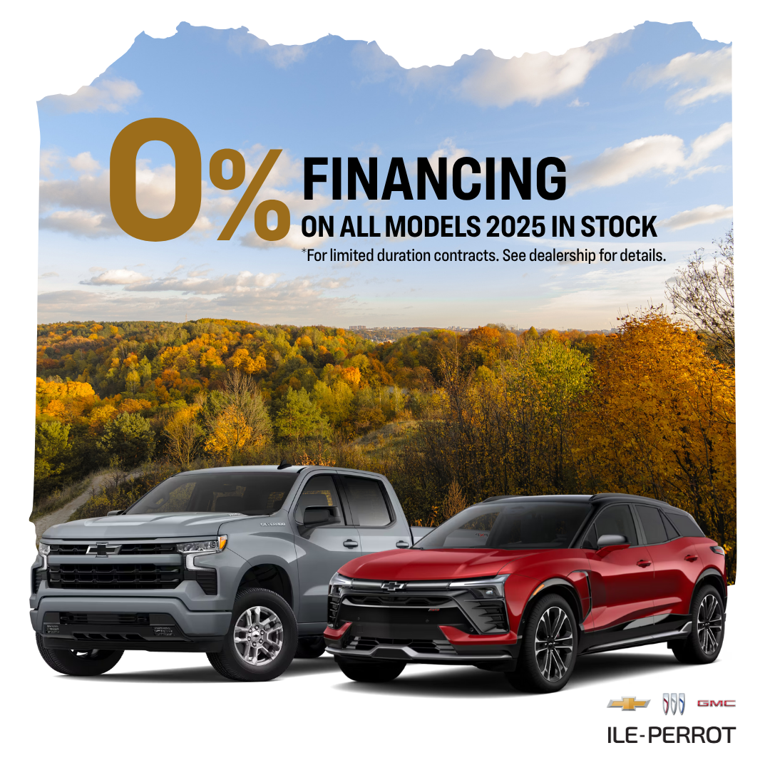 Store Financing Promos Chevrolet Buick GMC de l'Île-Perrot in Pincourt | 0% Financing on All ...