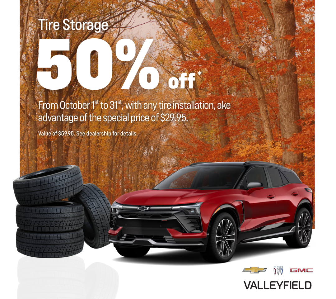 Store your tires at half price!