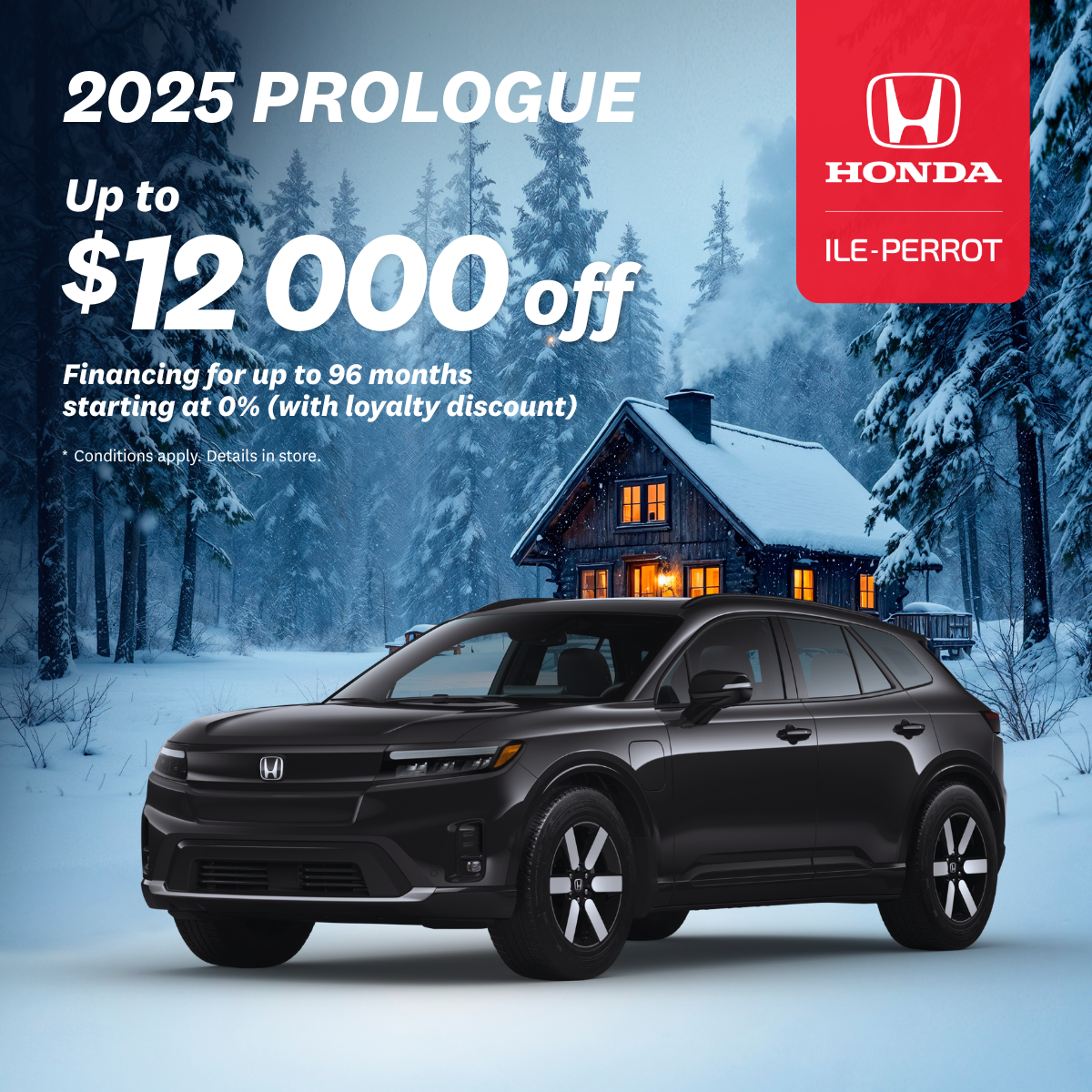 Up to $12,000 Discount on the 2025 Prologue