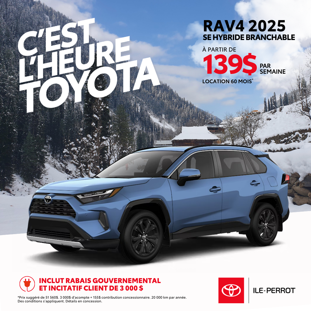 Toyota RAV4 Hybride Branchable 2025