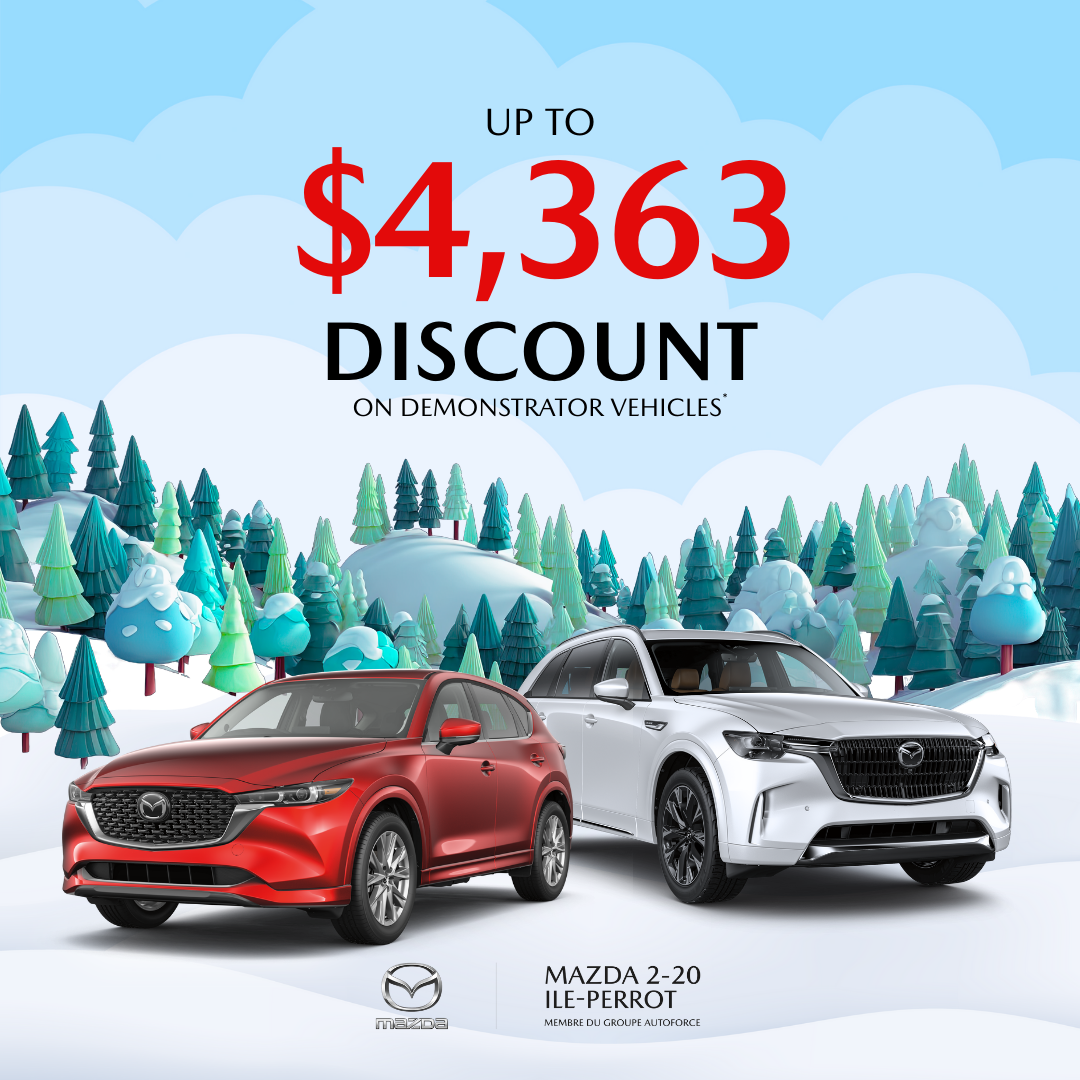 Save up to $4,363 on our demonstrators!