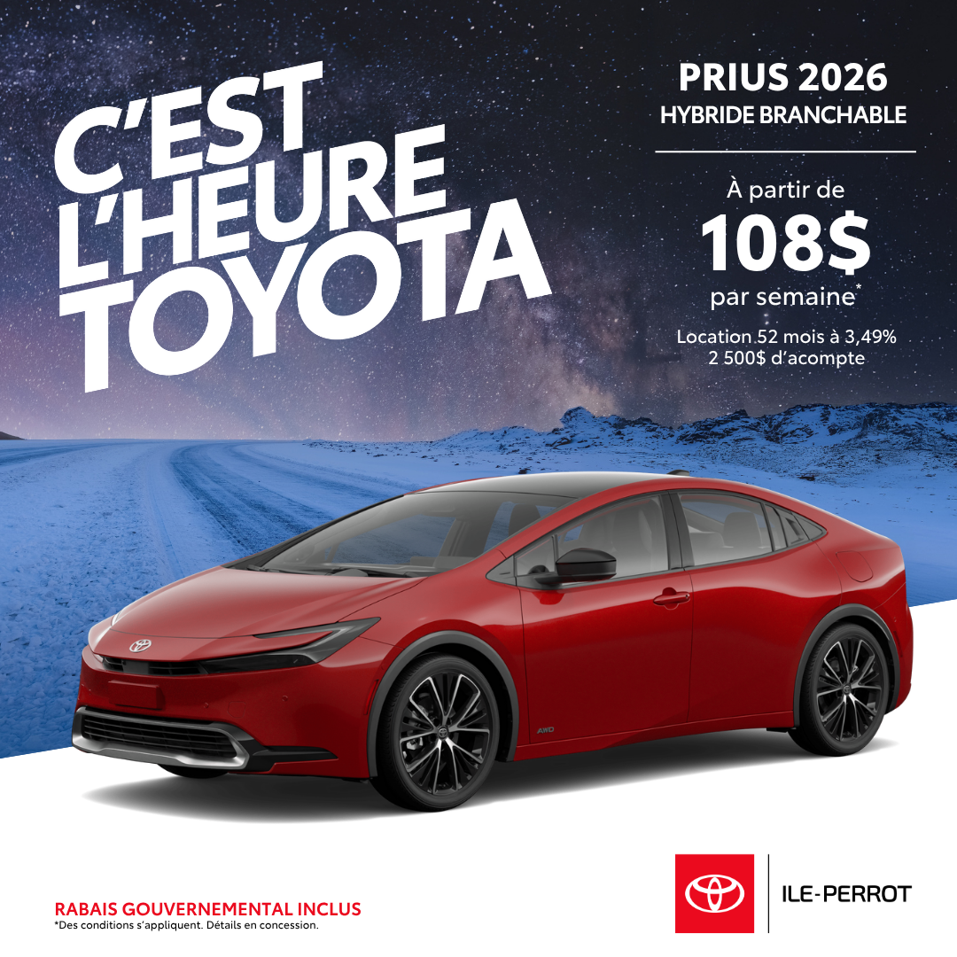 Toyota Prius hybride branchable 2026