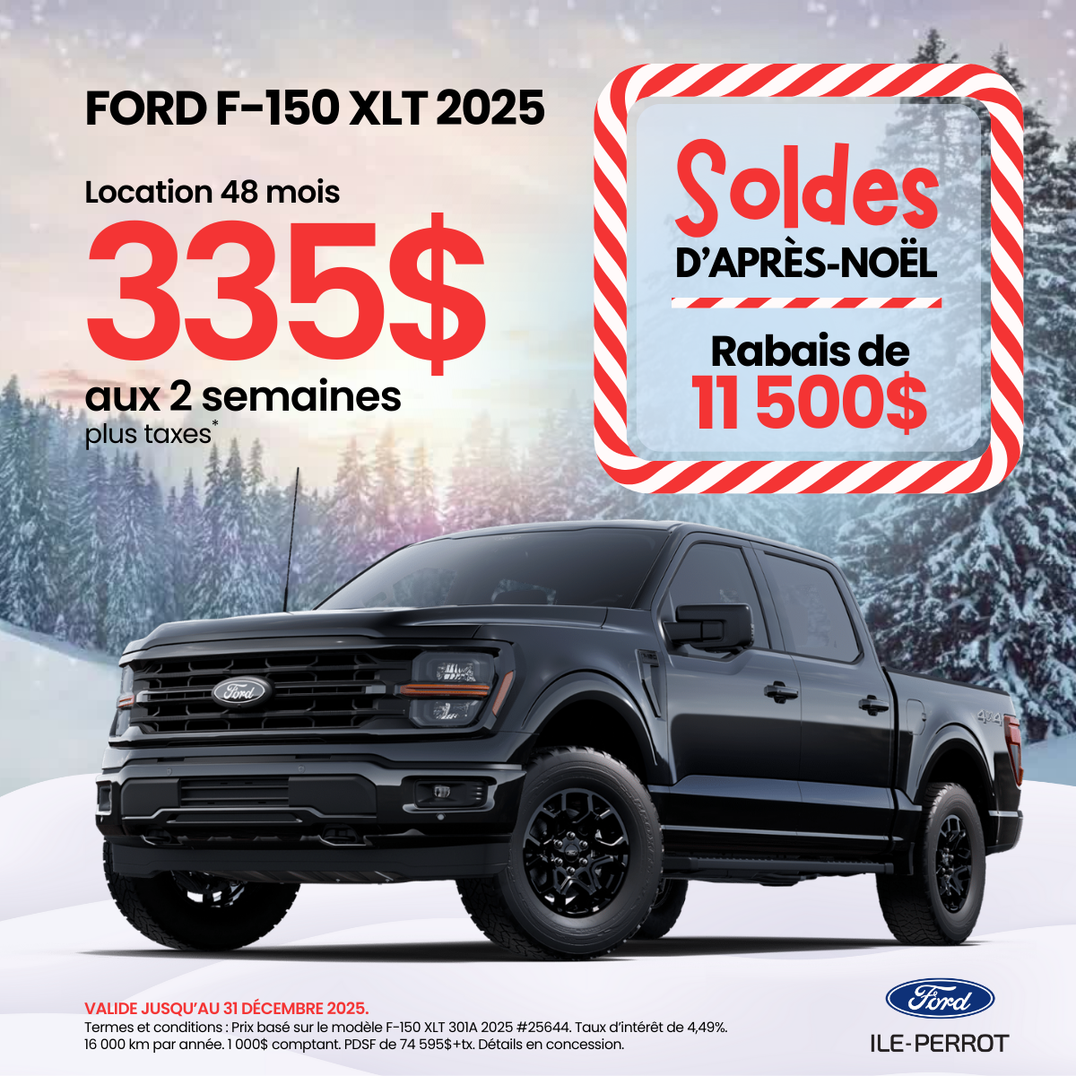 Soldes d'après Noël - F-150