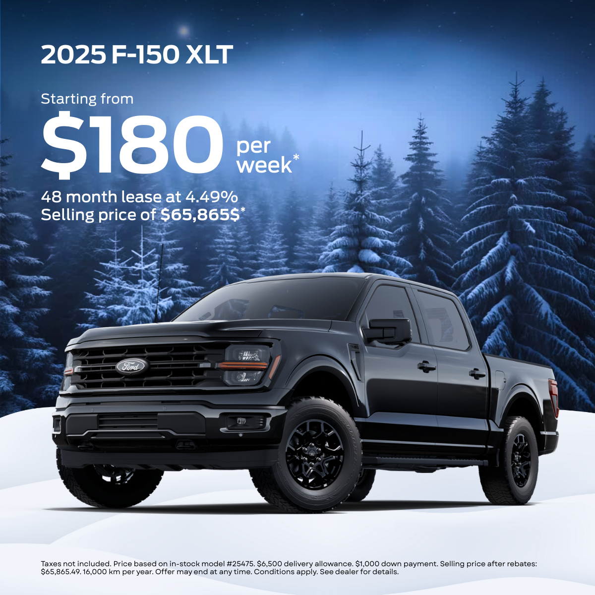 The 2025 F-150 starting at $180/week