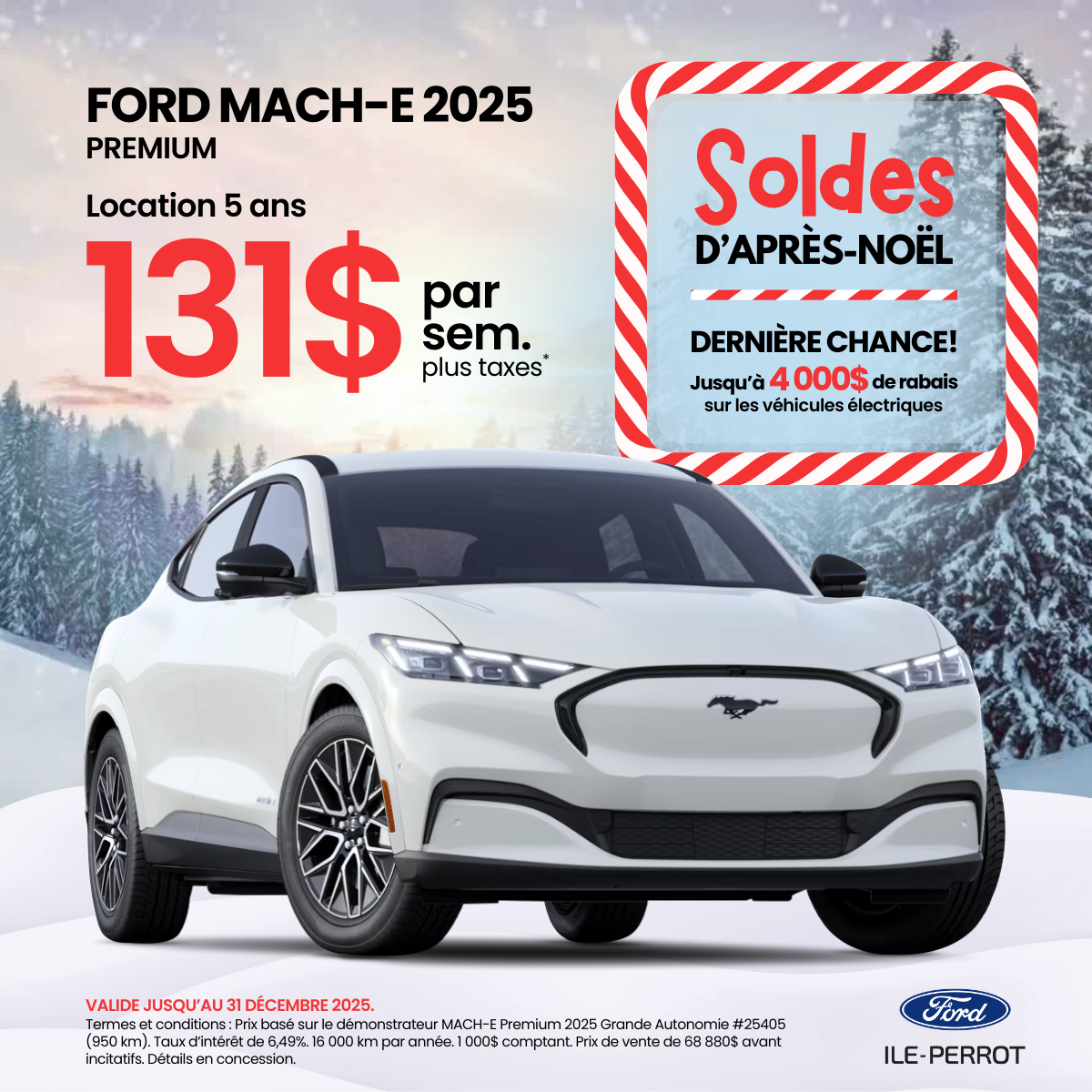 Soldes d'après Noël - Mach-e