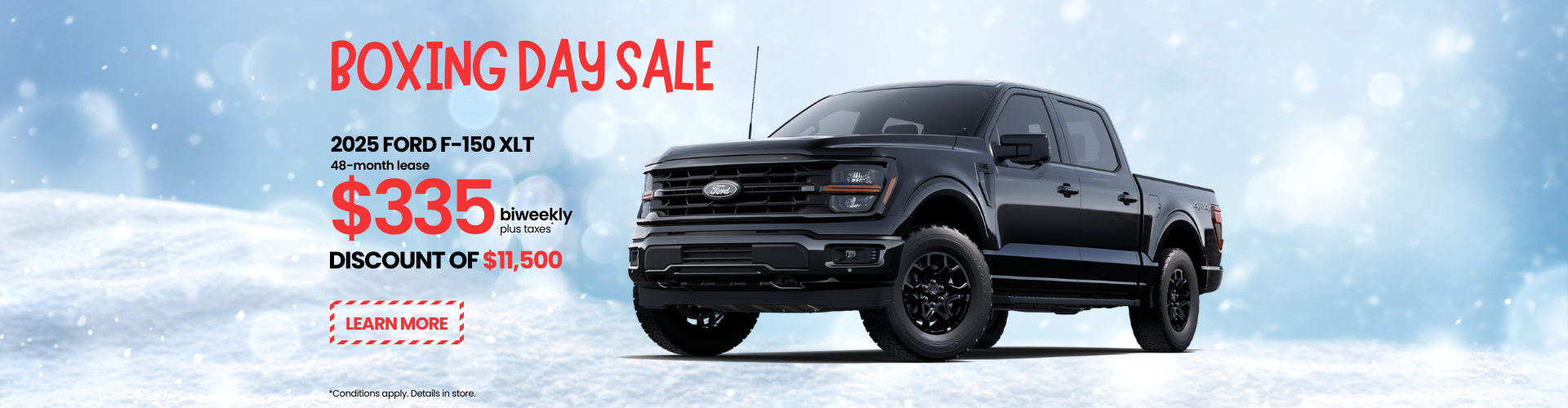 Boxing Day Sale - F-150