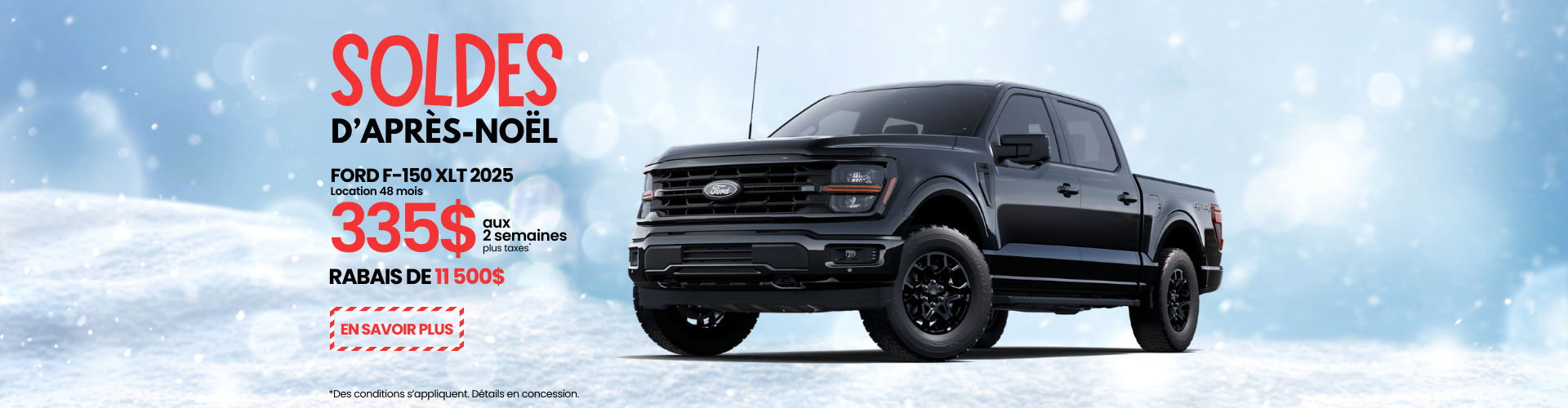 Soldes d'après Noël - F-150