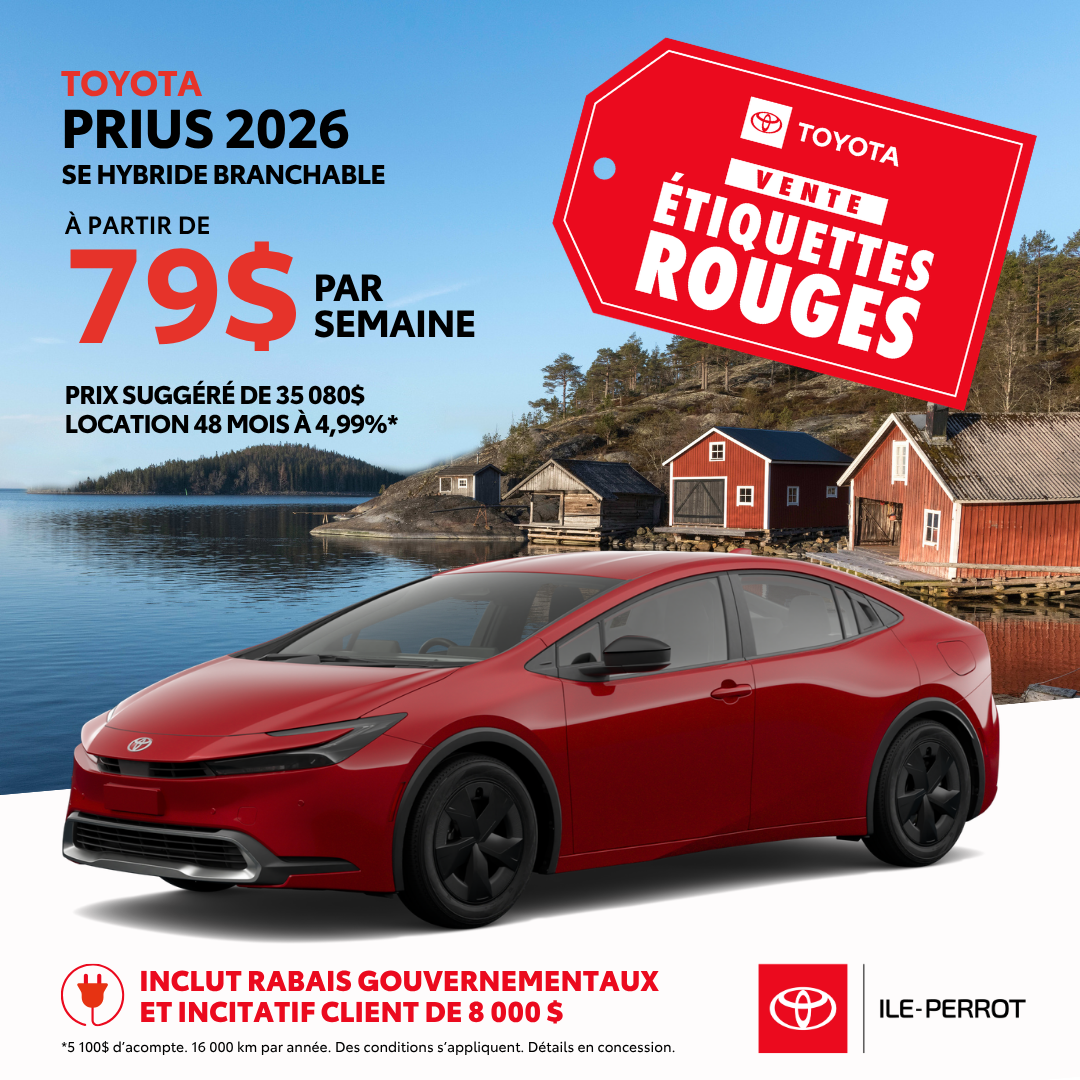 Toyota Prius Hybride Branchable 2026