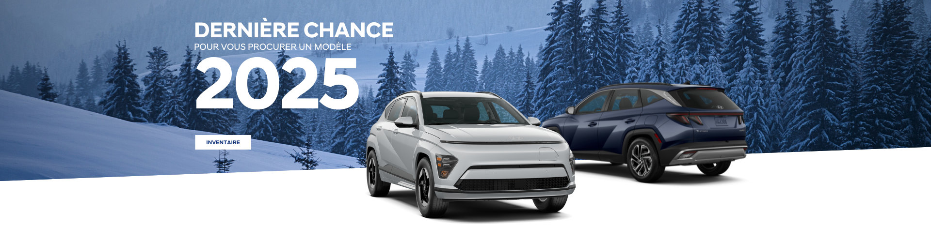 Modèles 2025 : Dernière chance!