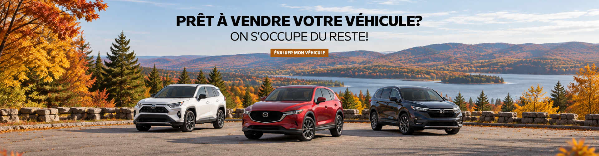 Nous achetons votre véhicule!