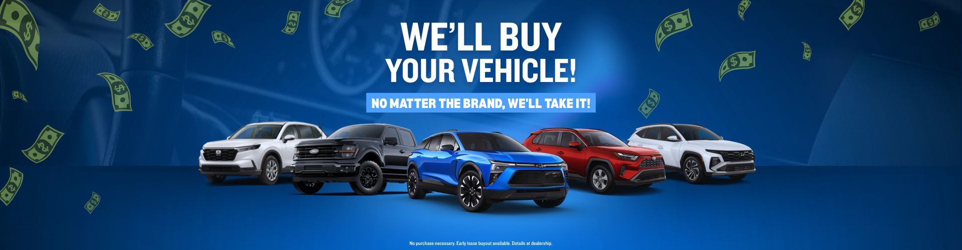 We'll buy your vehicle!