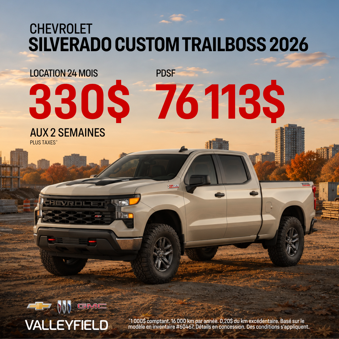 Silverado Custom Trailboss 2026