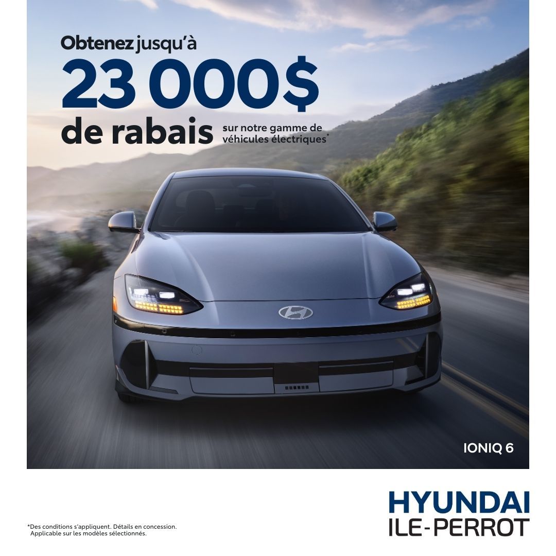 Jusqu’à 23 000$ de rabais sur nos modèles électrifiés