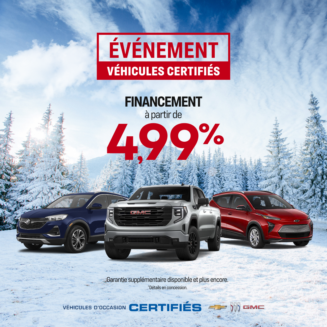 Événement Véhicules Certifiés